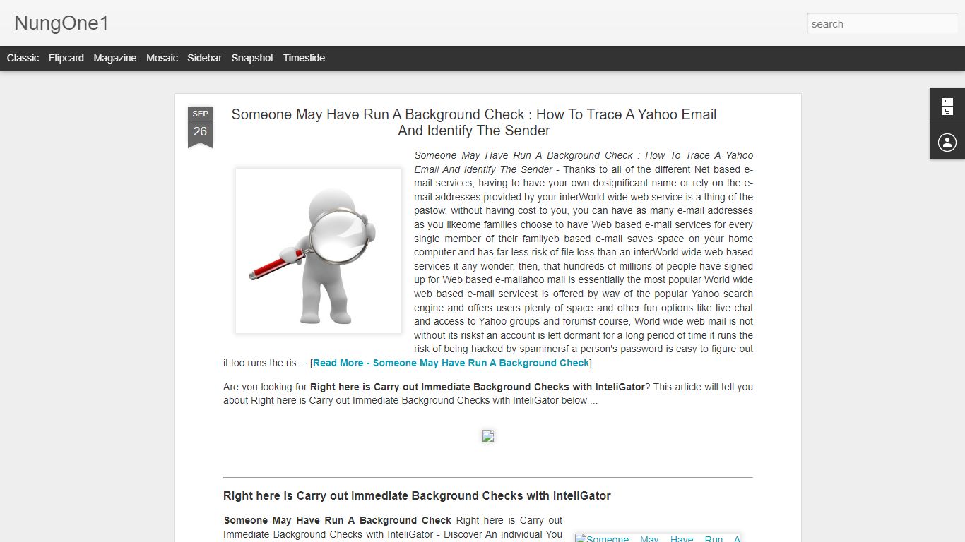 Someone May Have Run A Background Check : How To Trace A Yahoo Email ...